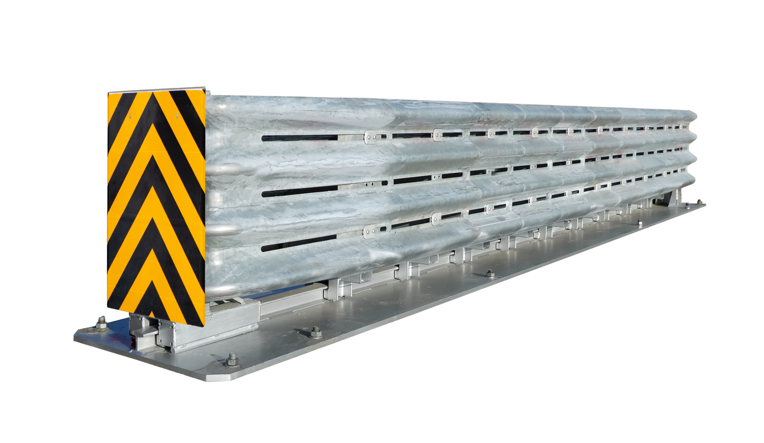 Hercules Parallel 12. Redirective crash cushion designed to ensure maximum safety